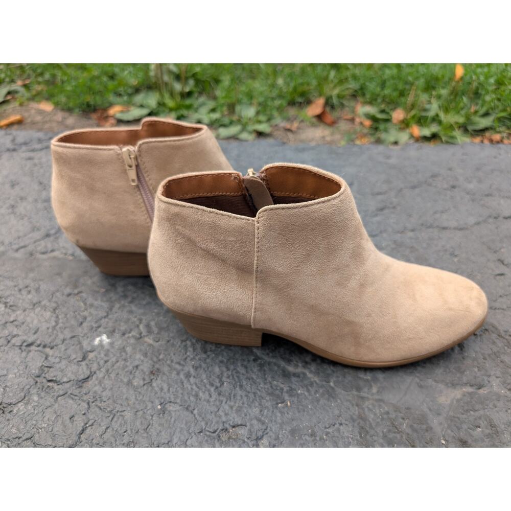 Soda Womens‎ Western Mug Natural Ankle Bootie Sz 8.5 Minimalist capsule